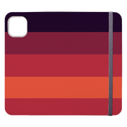 Horizontal Stripe Wallet Case Tokyo Chroma