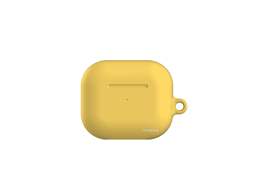 Houston Yellow Airpod Case Gen 4