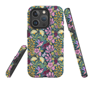 iPhone MagSafe Tough Case - Hummingbird Pattern By Bex Parkin