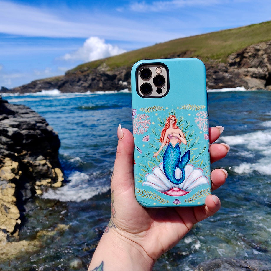 iPhone Tough Case - Mermaid By Catherine Rowe