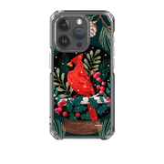 iPhone 15 Clear Case - Red Cardinal By Bex Parkin