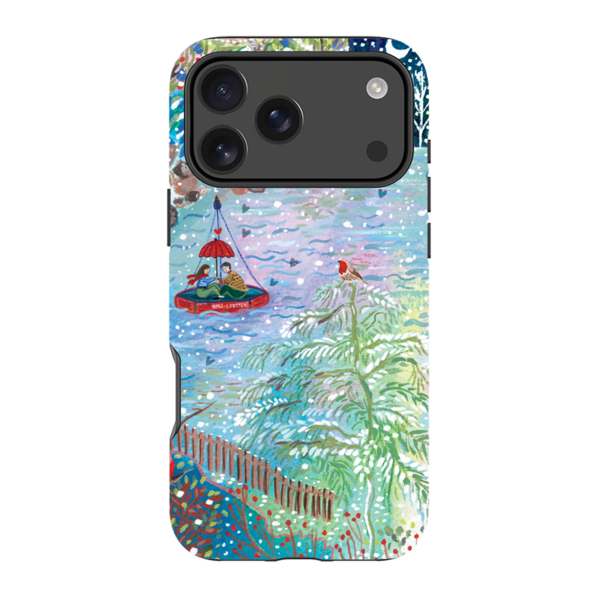 iPhone MagSafe Tough Case - A Wee Winter Harbour By Emma Frances Grant