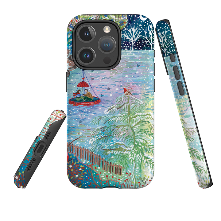 iPhone MagSafe Tough Case - A Wee Winter Harbour By Emma Frances Grant