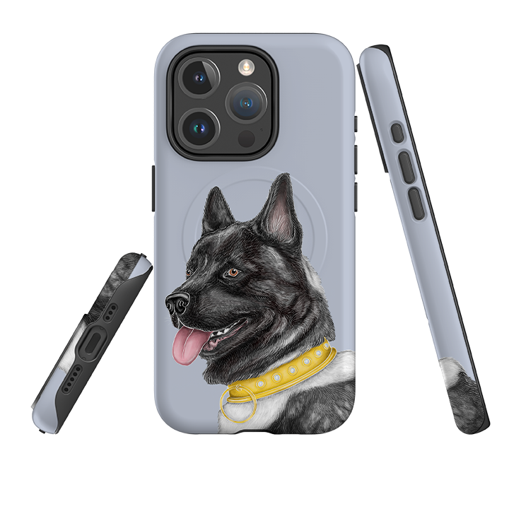 iPhone MagSafe Tough Case - Akita By Catherine Rowe
