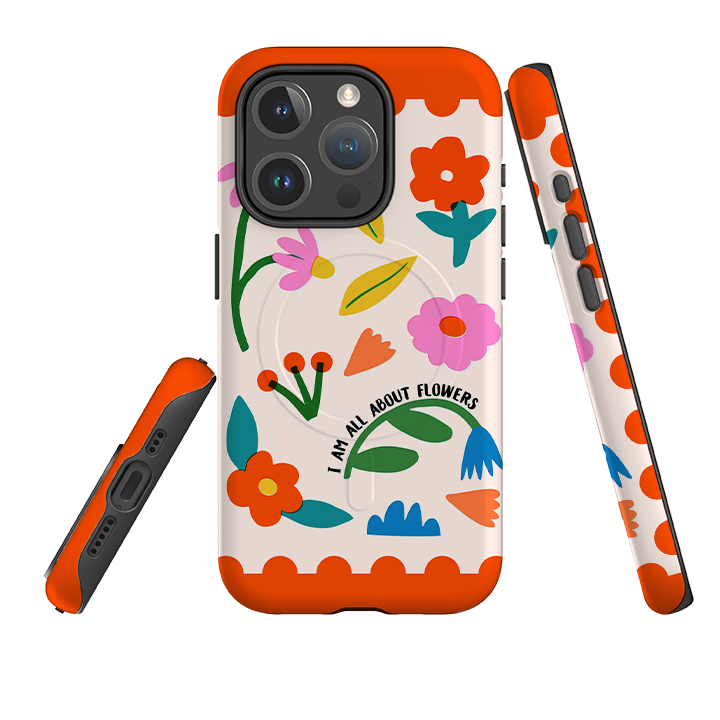 iPhone MagSafe Tough Case - All About Flowers