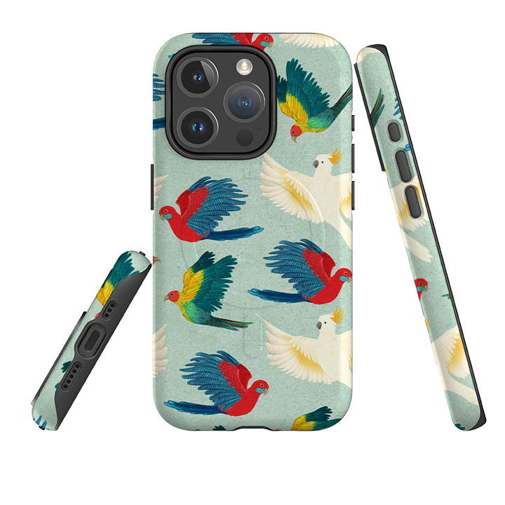 iPhone MagSafe Tough Case - All Birds By Katherine Quinn