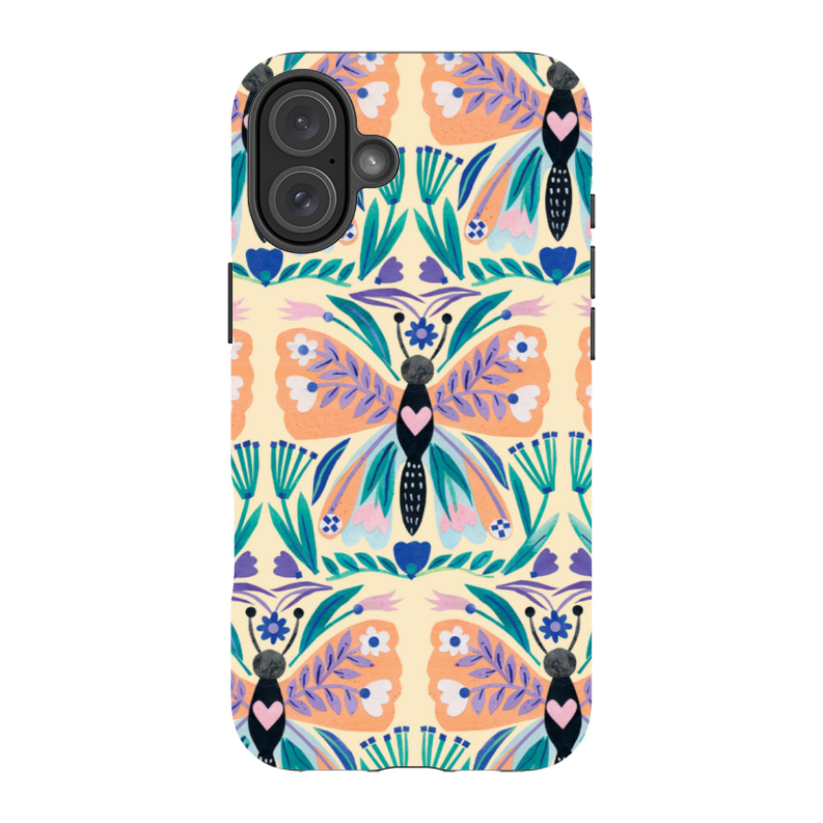 iPhone MagSafe Tough Case - All Over Butterfly By Tracey English