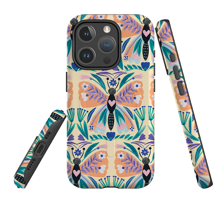 iPhone MagSafe Tough Case -  All Over Butterfly By Tracey English