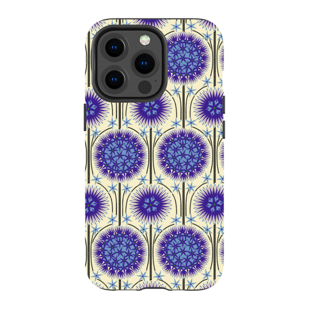 iPhone MagSafe Tough Case - Allium Cream By Cressida Bell