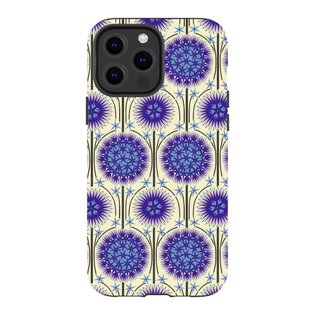 iPhone MagSafe Tough Case - Allium Cream By Cressida Bell