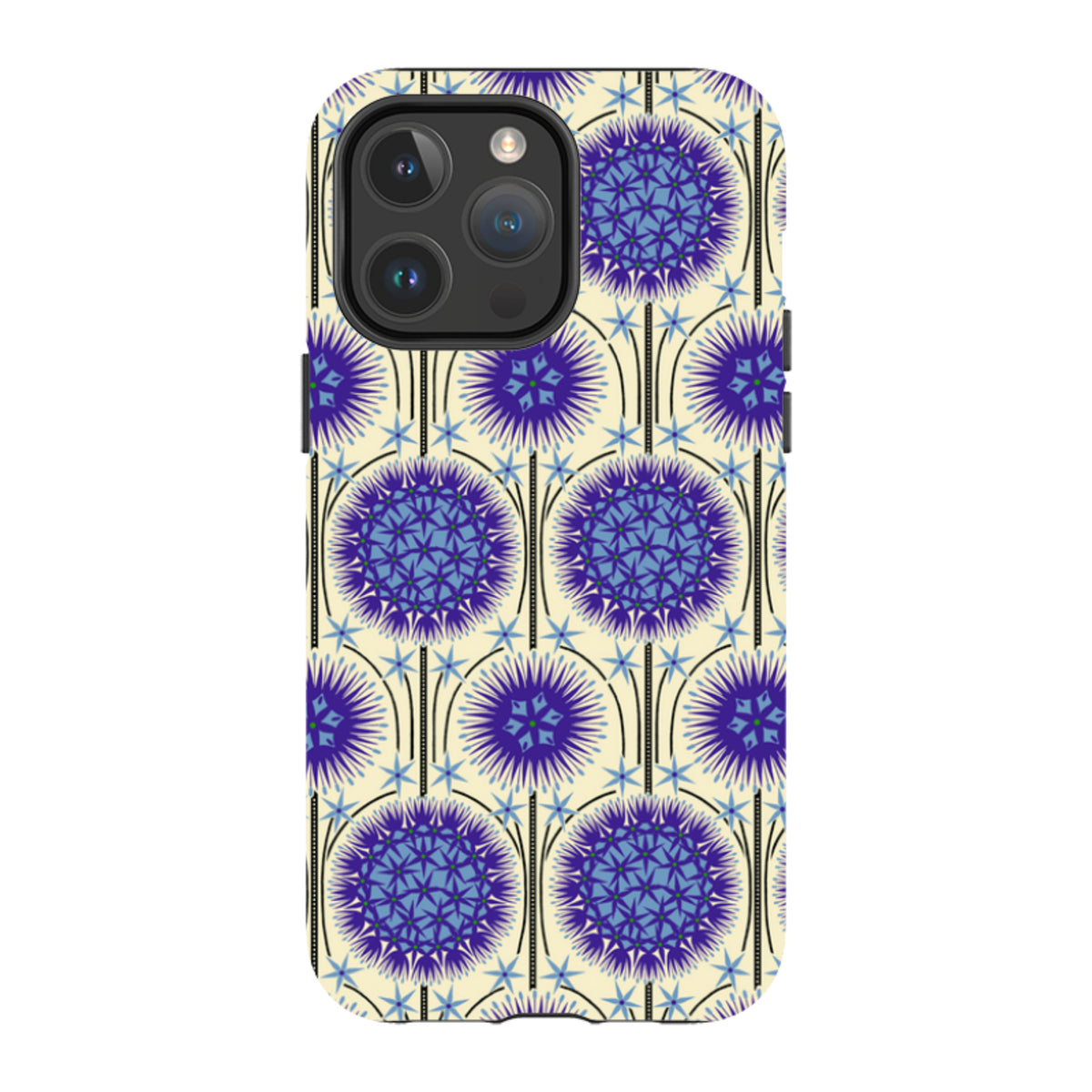 iPhone MagSafe Tough Case - Allium Cream By Cressida Bell