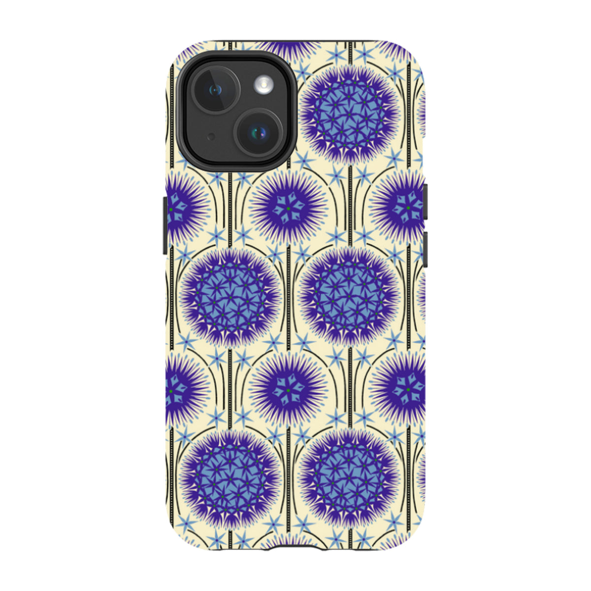 iPhone MagSafe Tough Case - Allium Cream By Cressida Bell