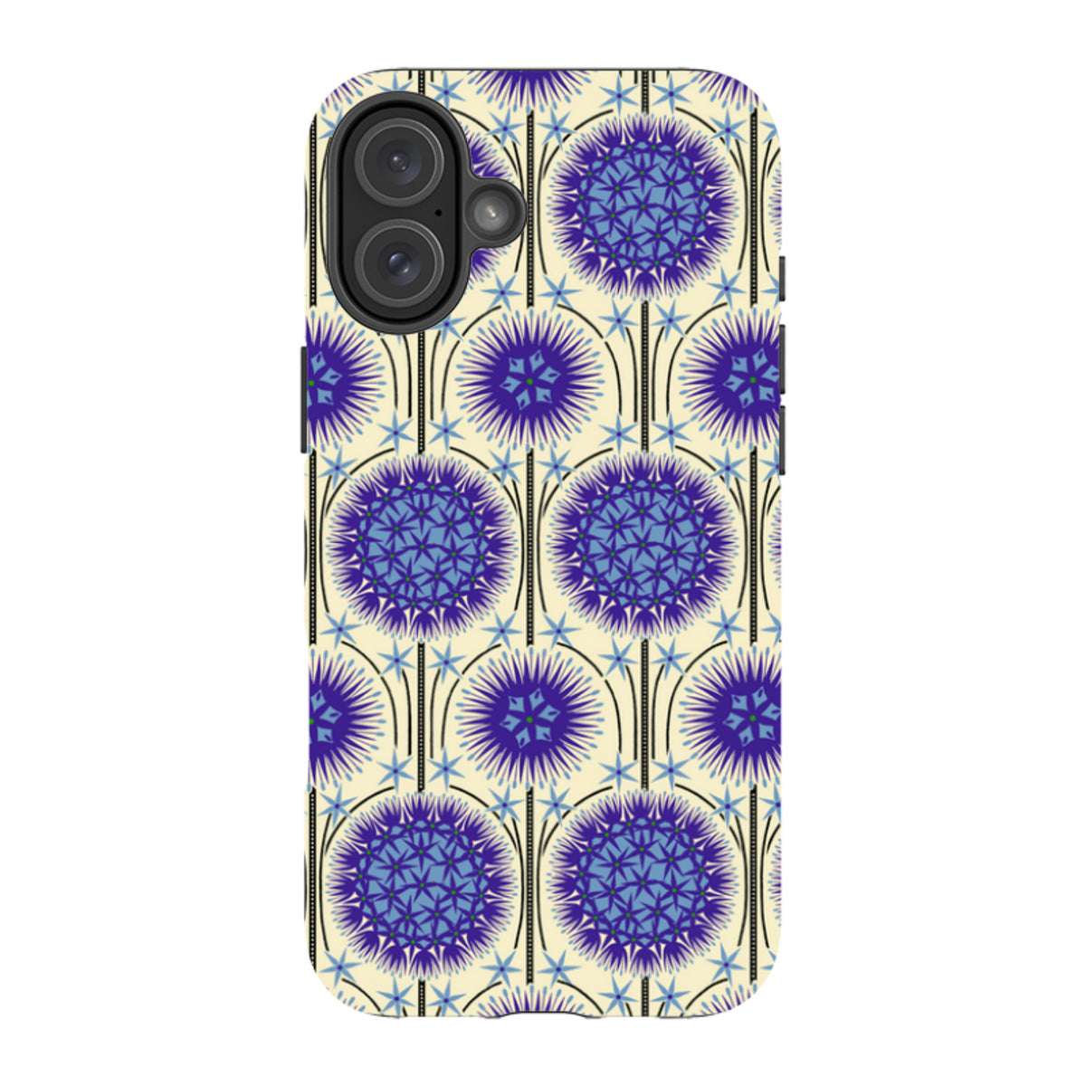 iPhone MagSafe Tough Case - Allium Cream By Cressida Bell