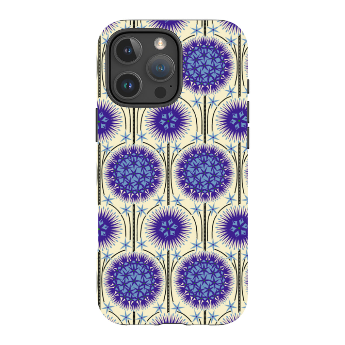iPhone MagSafe Tough Case - Allium Cream By Cressida Bell