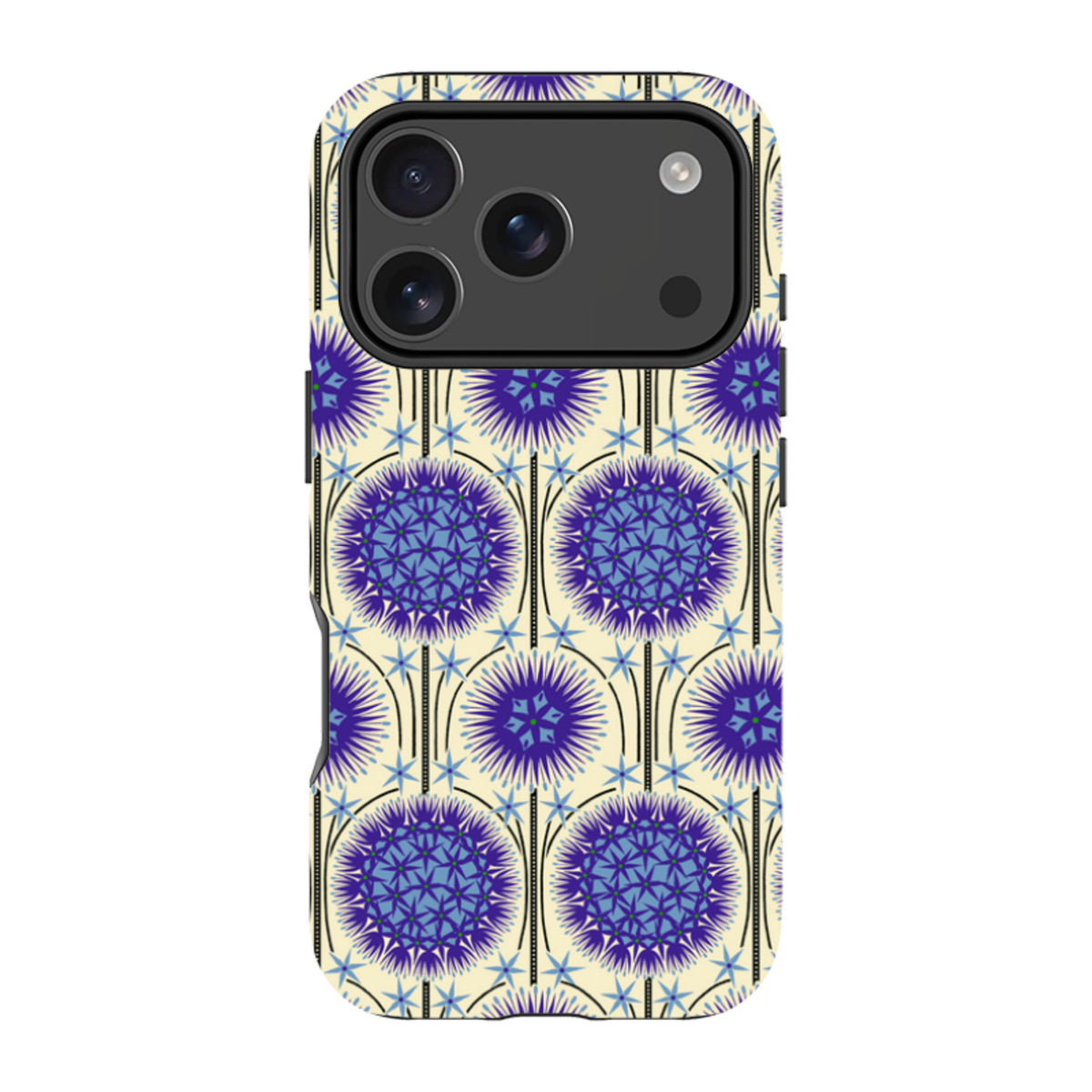 iPhone MagSafe Tough Case - Allium Cream By Cressida Bell
