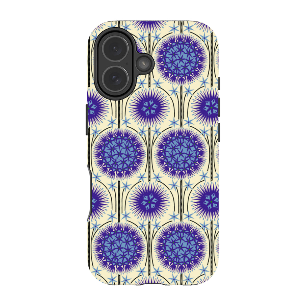 iPhone MagSafe Tough Case - Allium Cream By Cressida Bell
