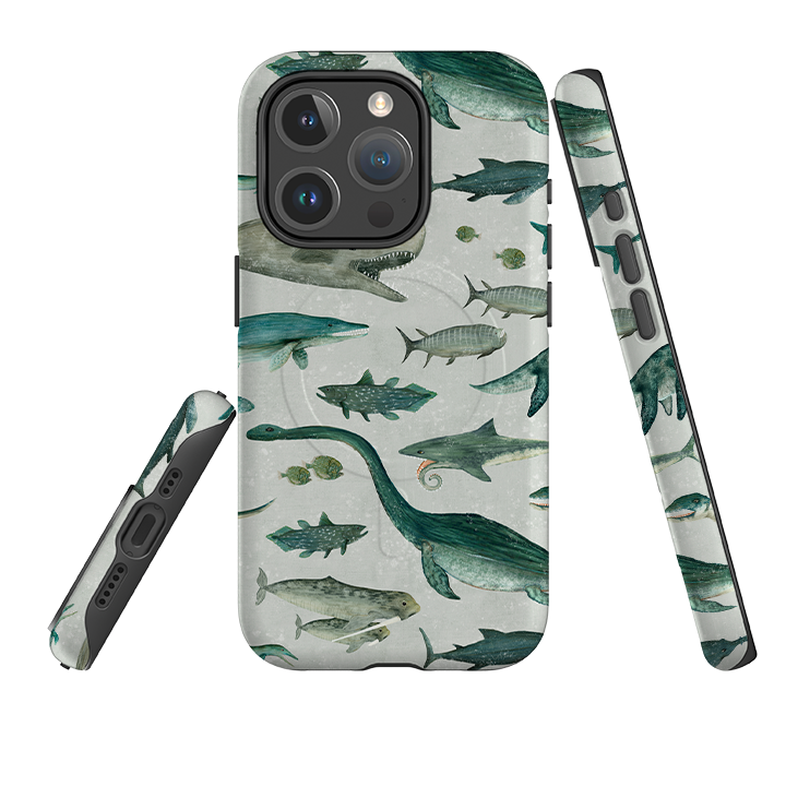 iPhone MagSafe Tough Case - Ancient Oceans By Katherine Quinn