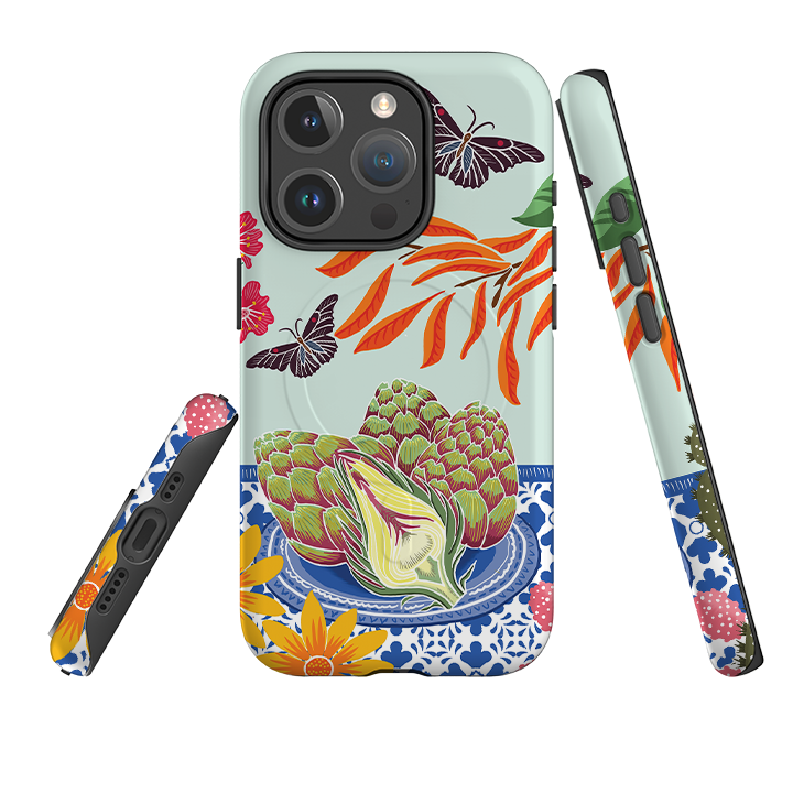 iPhone MagSafe Tough Case -  Artichokes By Kate Heiss