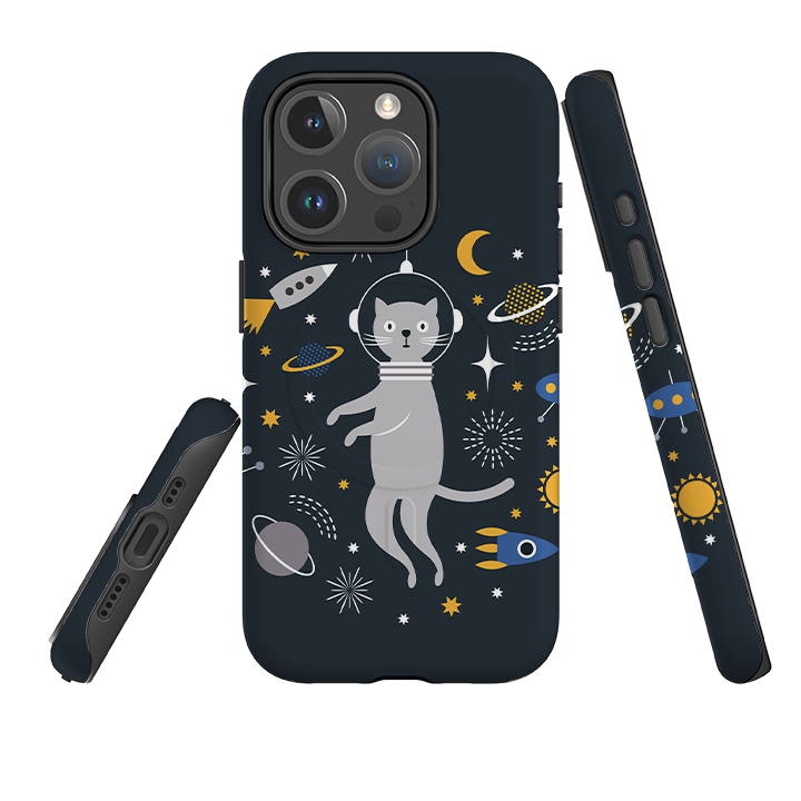 iPhone MagSafe Tough Case -  Astro Cat