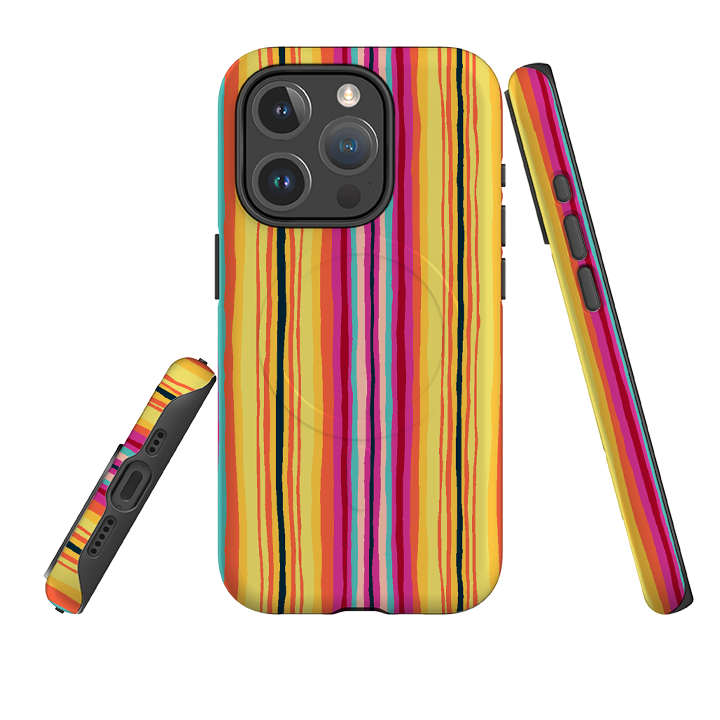 iPhone MagSafe Tough Case -  Atelier Stripe By Sarah Campbell