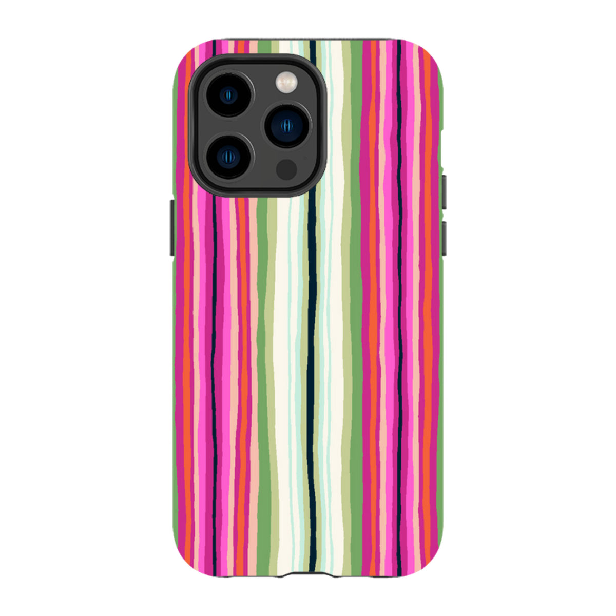 iPhone MagSafe Tough Case -  Atelier Stripe Windflower By Sarah Campbell