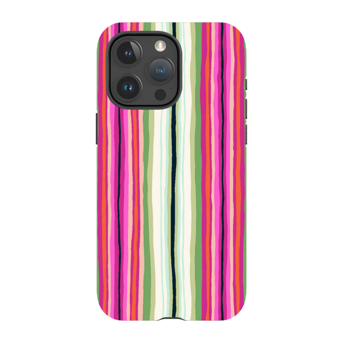 iPhone MagSafe Tough Case -  Atelier Stripe Windflower By Sarah Campbell