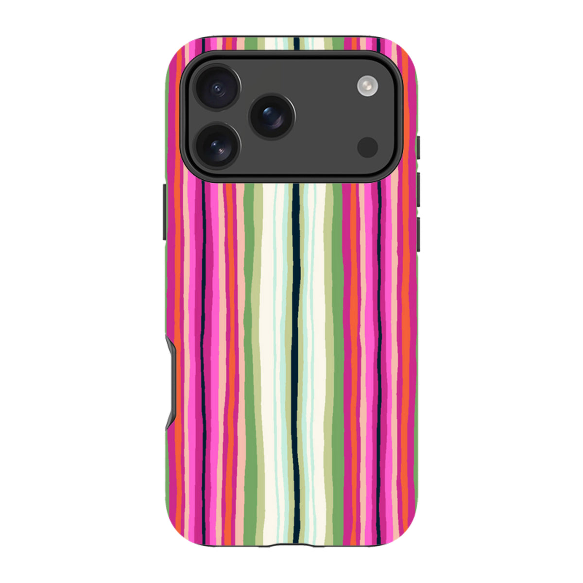 iPhone MagSafe Tough Case -  Atelier Stripe Windflower By Sarah Campbell