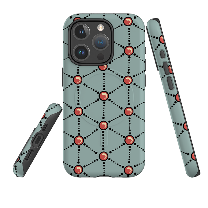 iPhone MagSafe Tough Case - Atomic By Cressida Bell