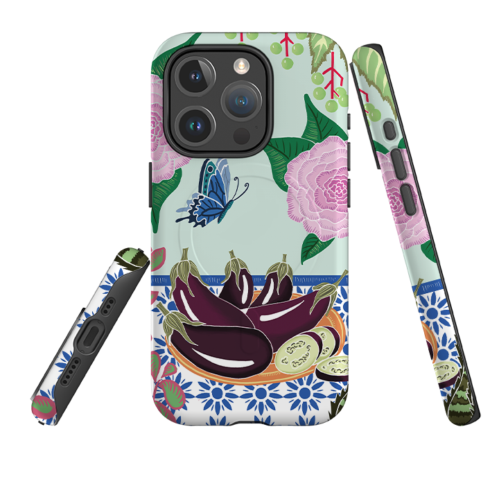 iPhone MagSafe Tough Case -  Aubergines By Kate Heiss