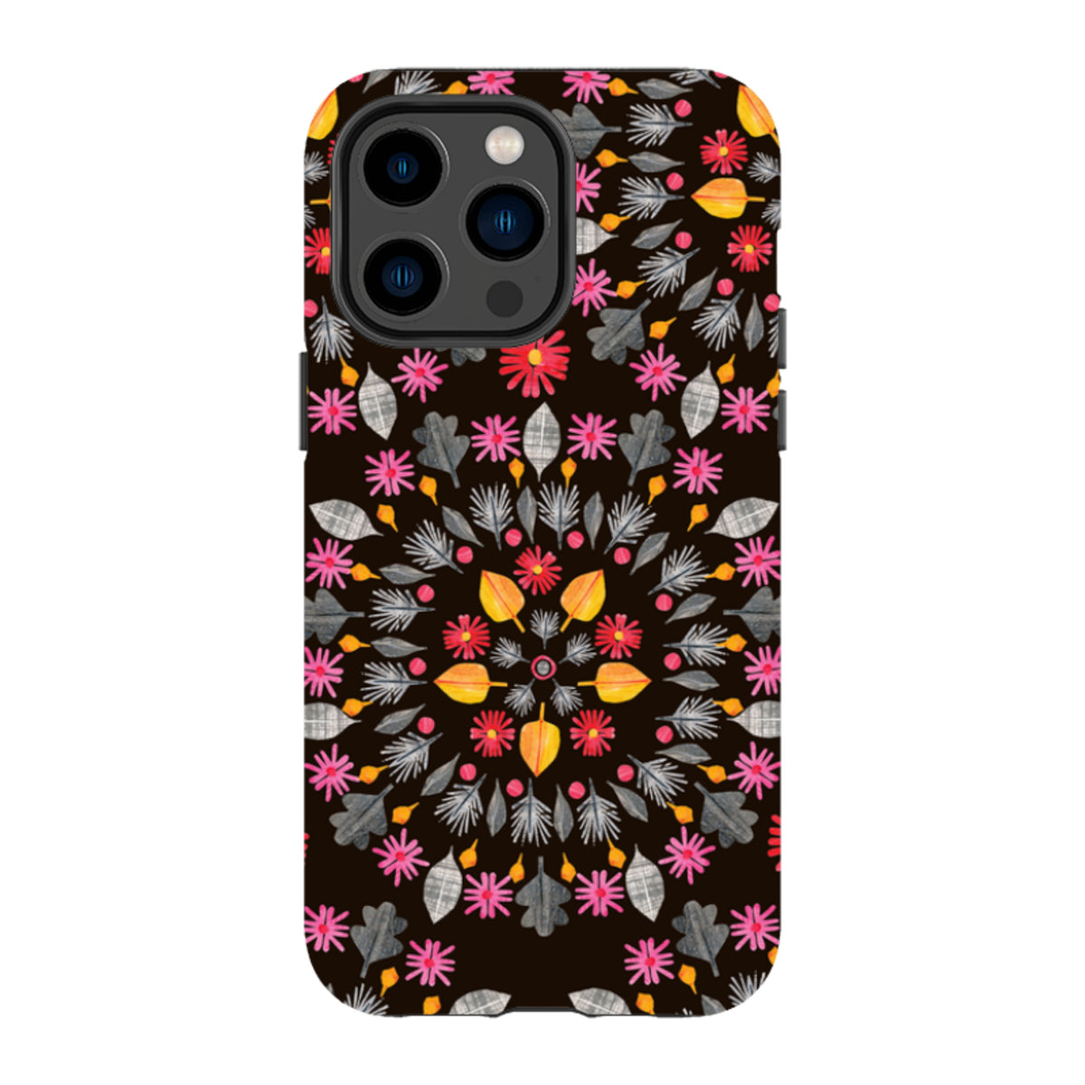 iPhone MagSafe Tough Case - Autumn Mandala By Tracey English