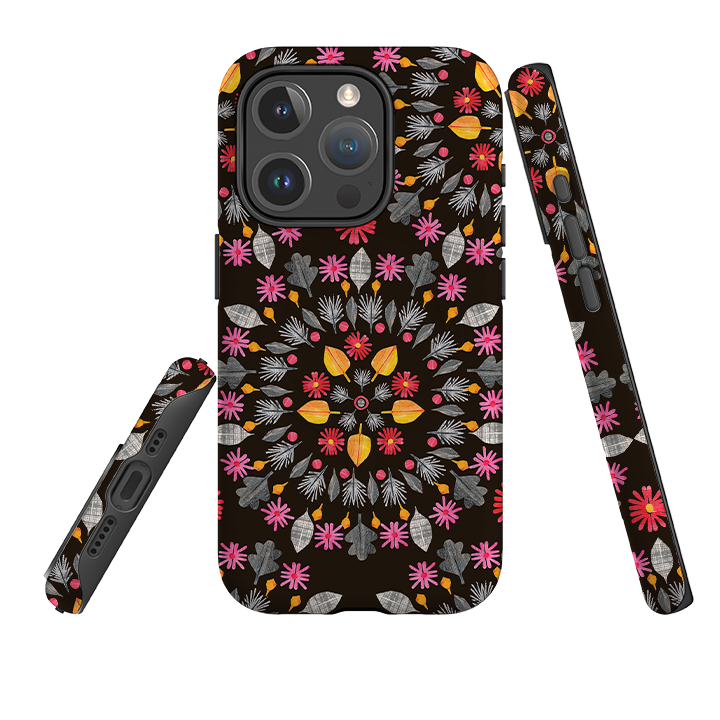 iPhone MagSafe Tough Case - Autumn Mandala By Tracey English