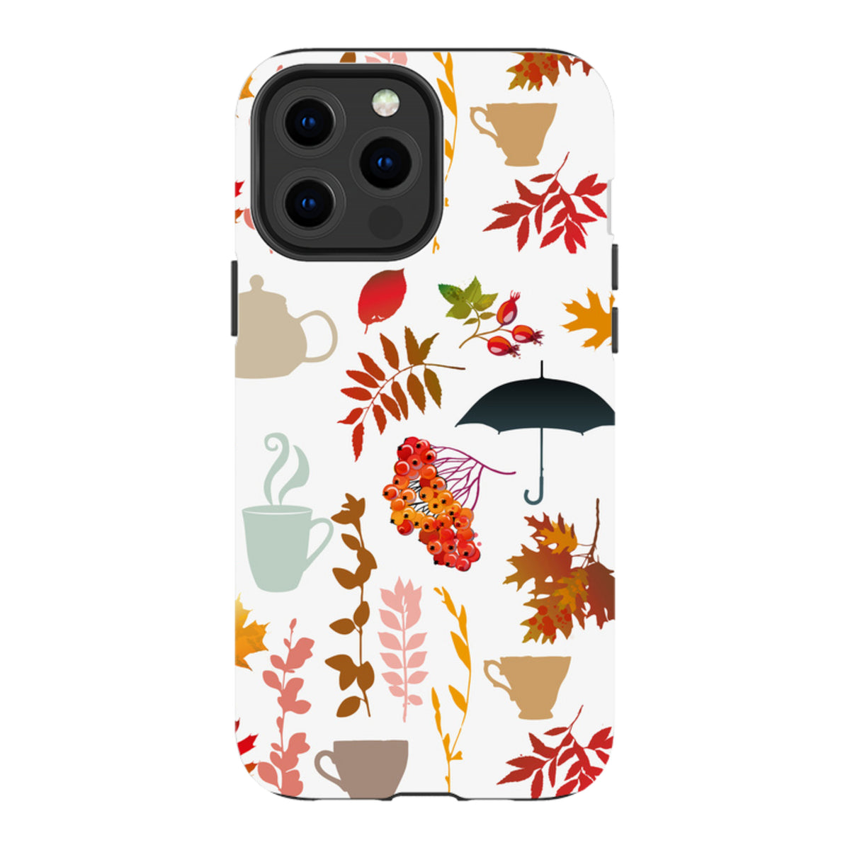 iPhone MagSafe Tough Case - Autumn Pattern