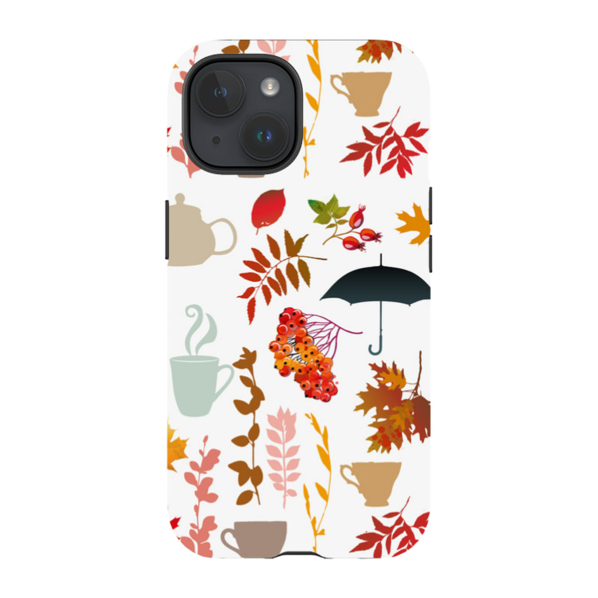 iPhone MagSafe Tough Case - Autumn Pattern