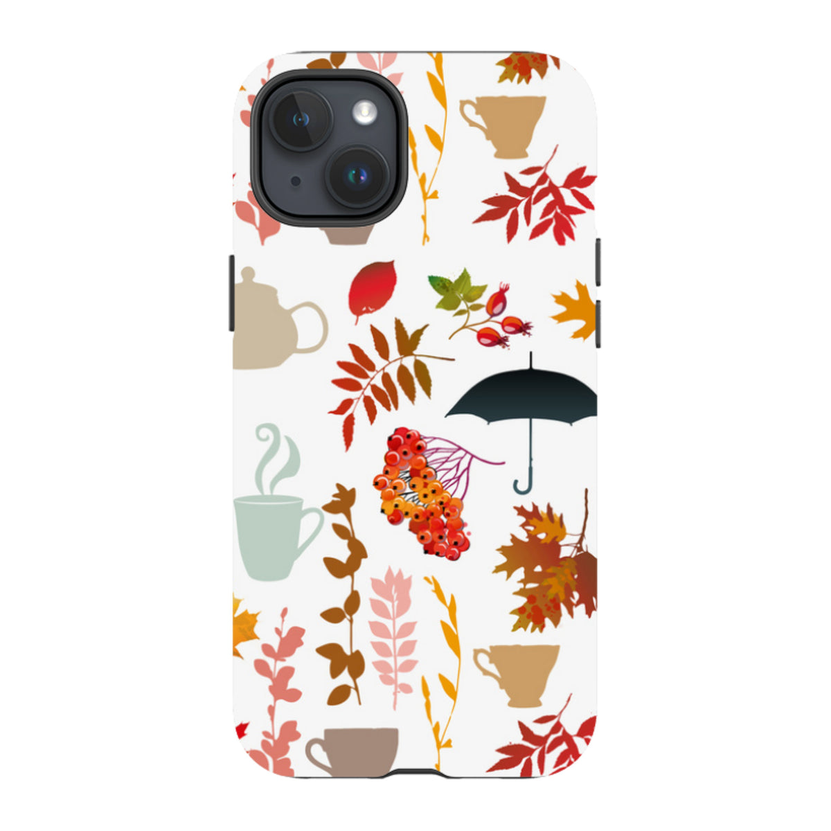 iPhone MagSafe Tough Case - Autumn Pattern