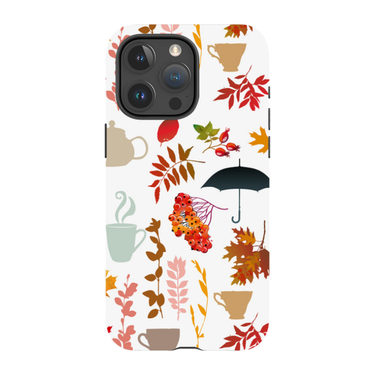 iPhone MagSafe Tough Case - Autumn Pattern