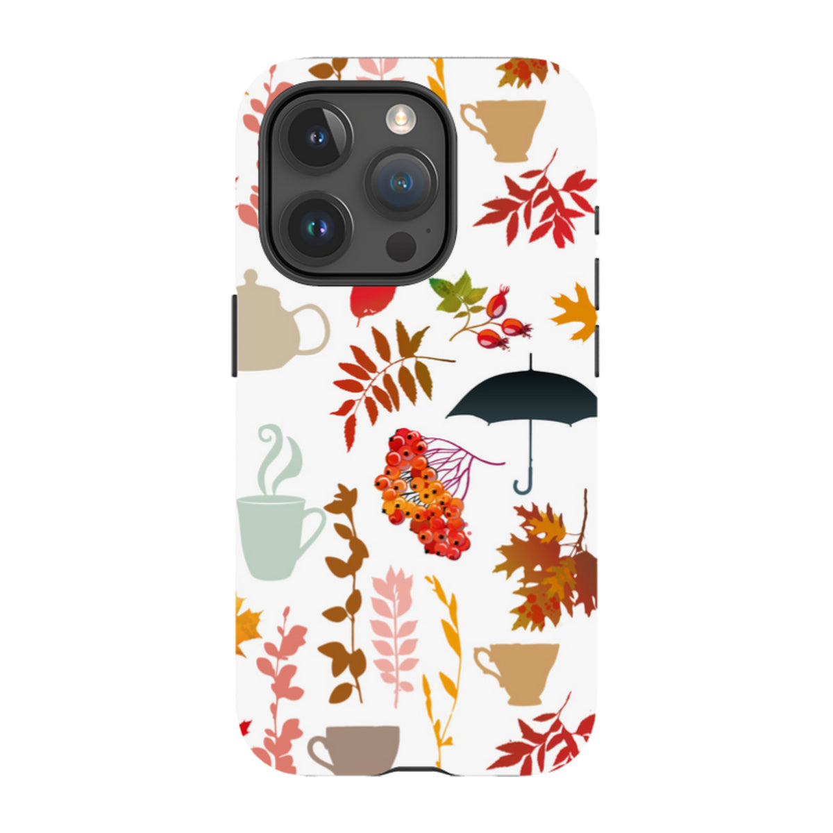 iPhone MagSafe Tough Case - Autumn Pattern