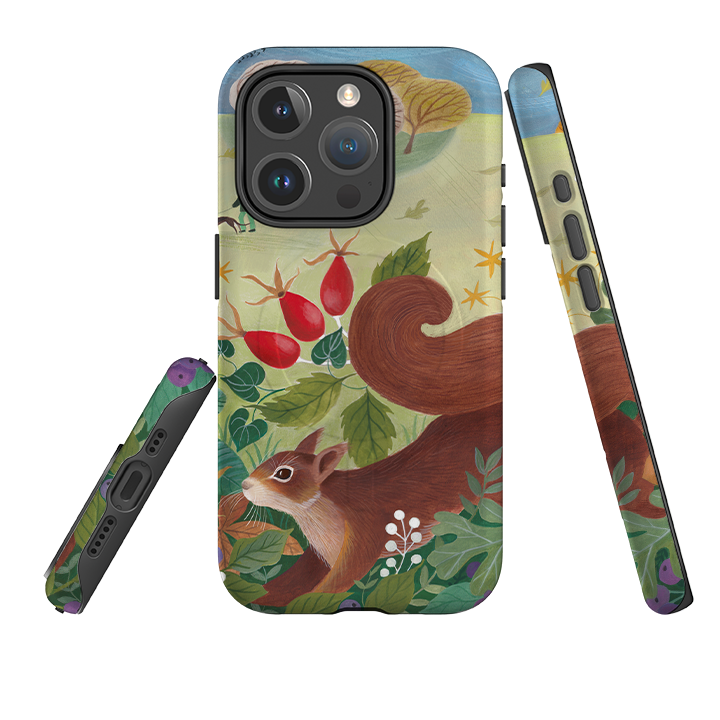iPhone MagSafe Tough Case - Autumn Squirrel By Bex Parkin