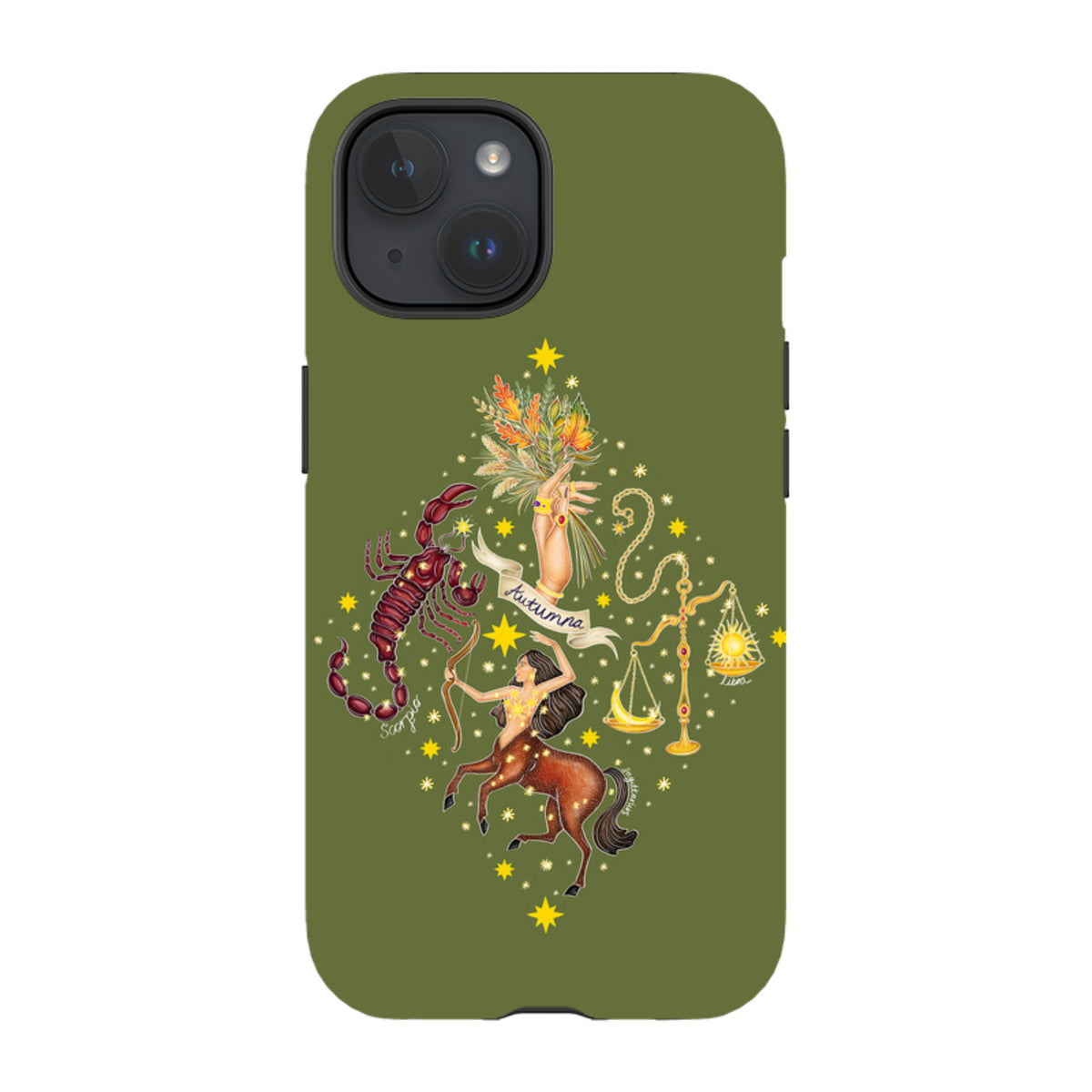 iPhone MagSafe Tough Case - Autumn Zodiac By Catherine Rowe