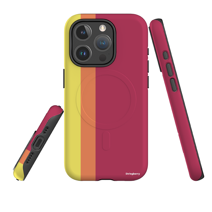 iPhone MagSafe Tough Case - Bari Chroma Stripe