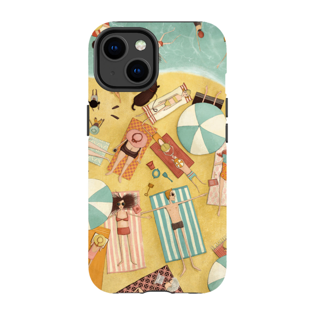 iPhone MagSafe Tough Case - Beach Day By Maja Lindberg