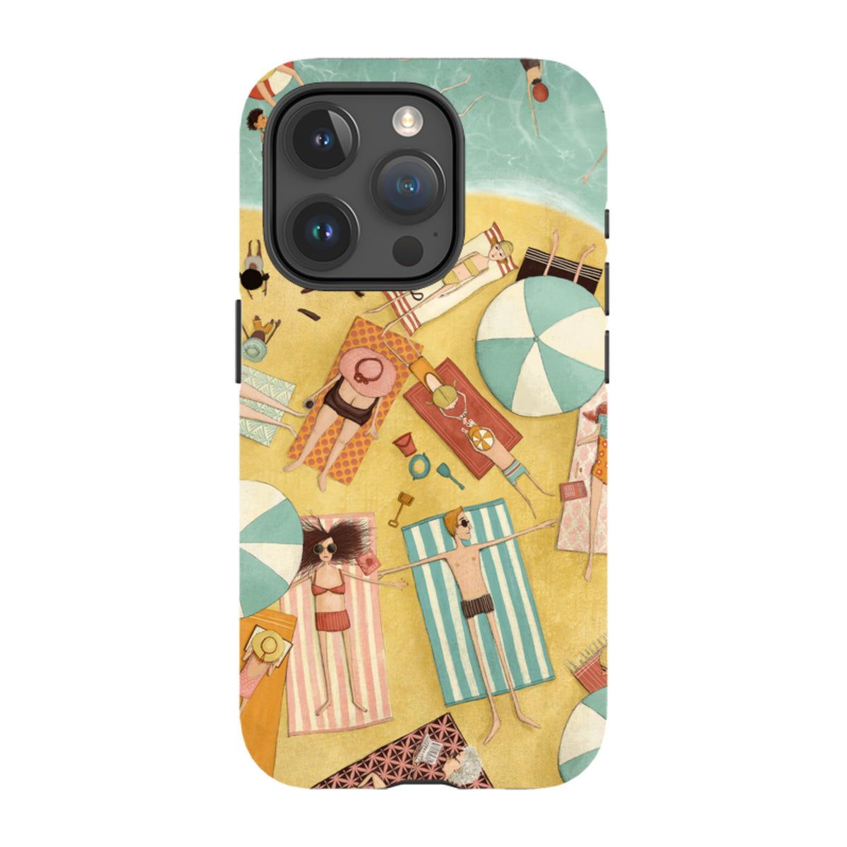 iPhone MagSafe Tough Case - Beach Day By Maja Lindberg