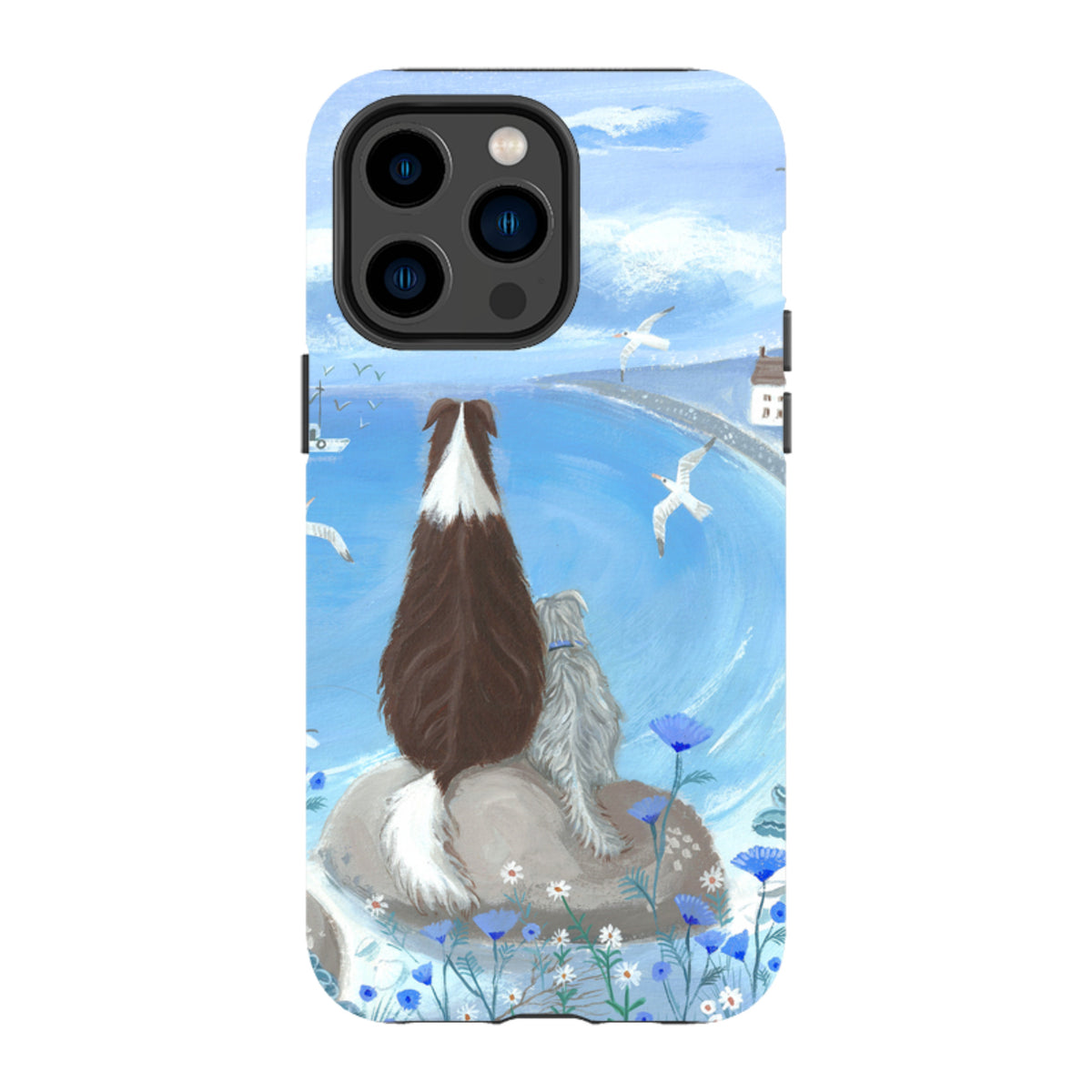 iPhone MagSafe Tough Case - Beach Dog By Mary Stubberfield