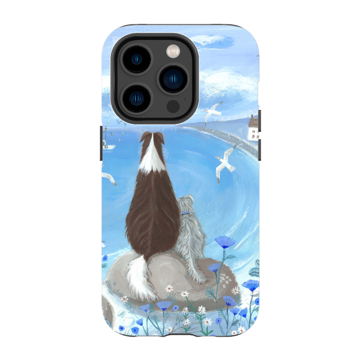 iPhone MagSafe Tough Case - Beach Dog By Mary Stubberfield