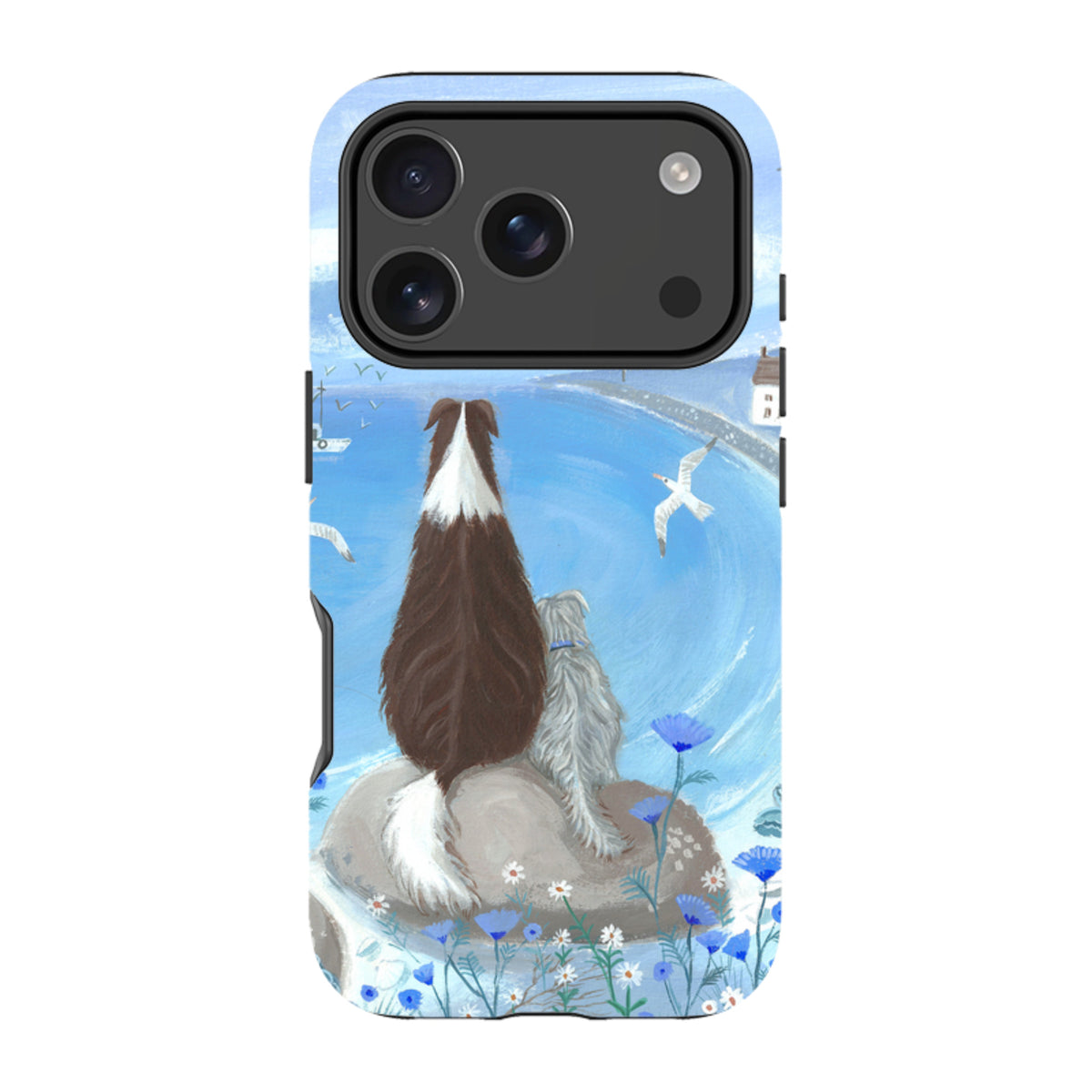 iPhone MagSafe Tough Case - Beach Dog By Mary Stubberfield