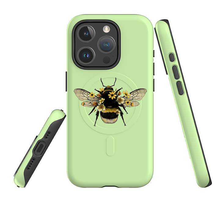 iPhone MagSafe Tough Case -  Bee I Mint