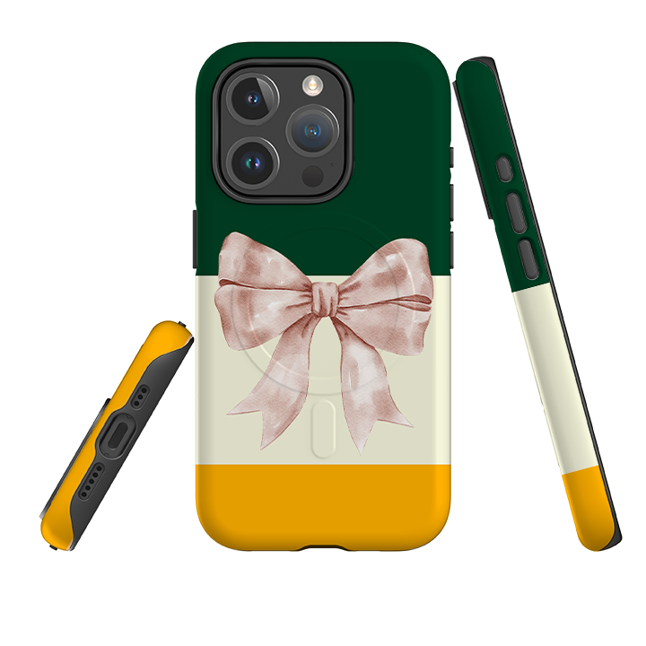 iPhone MagSafe Tough Case -  Big Bow Chroma I