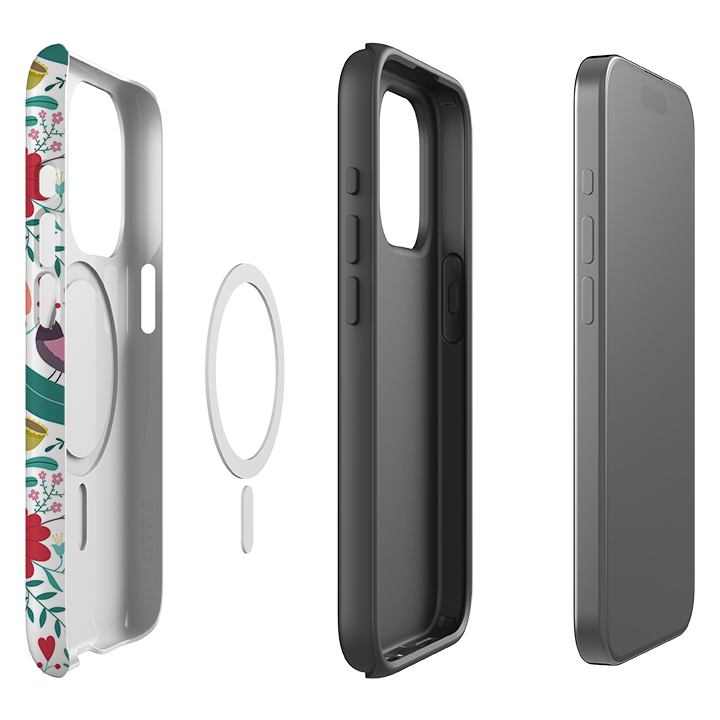 iPhone MagSafe Tough Case -  Bird Pattern IV By Suzy Taylor