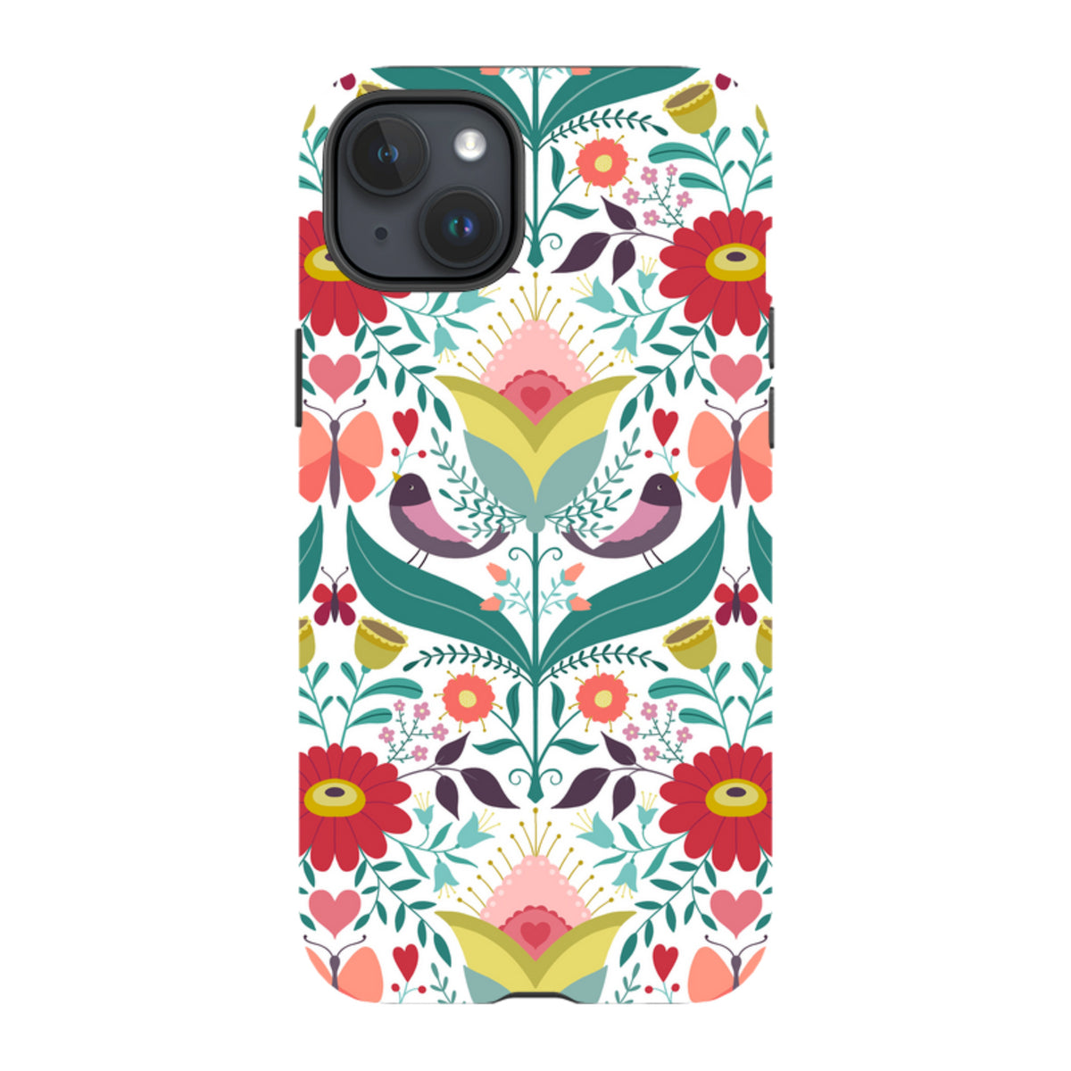 iPhone MagSafe Tough Case -  Bird Pattern IV By Suzy Taylor