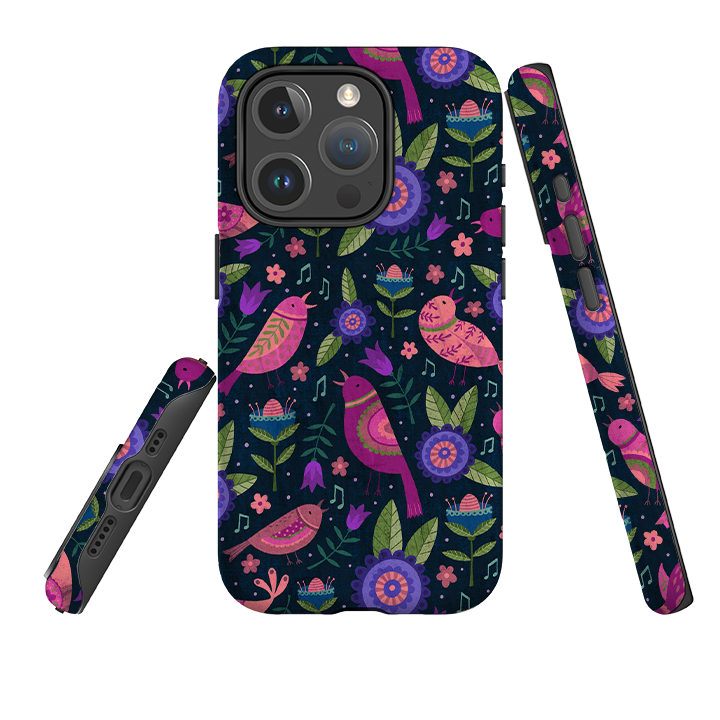 iPhone MagSafe Tough Case -  Bird Pattern VI By Suzy Taylor