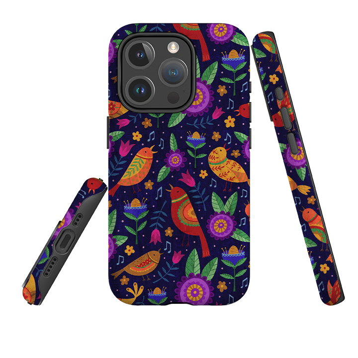 iPhone MagSafe Tough Case -  Bird Pattern VII By Suzy Taylor
